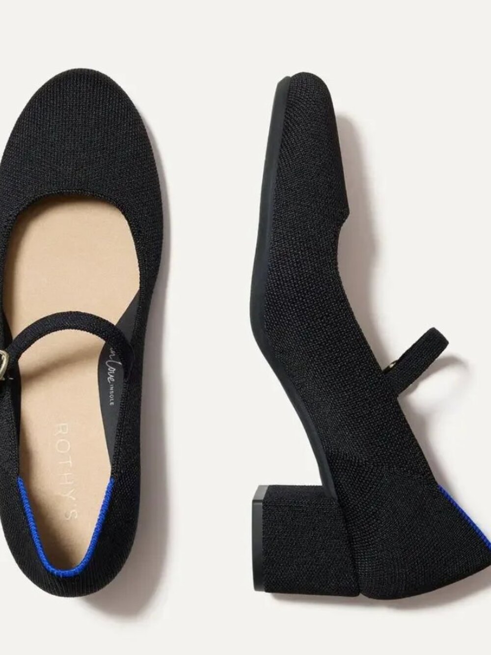 Rothy’s The Mary Jane Heel Black size 8.5 - Picture 2 of 7